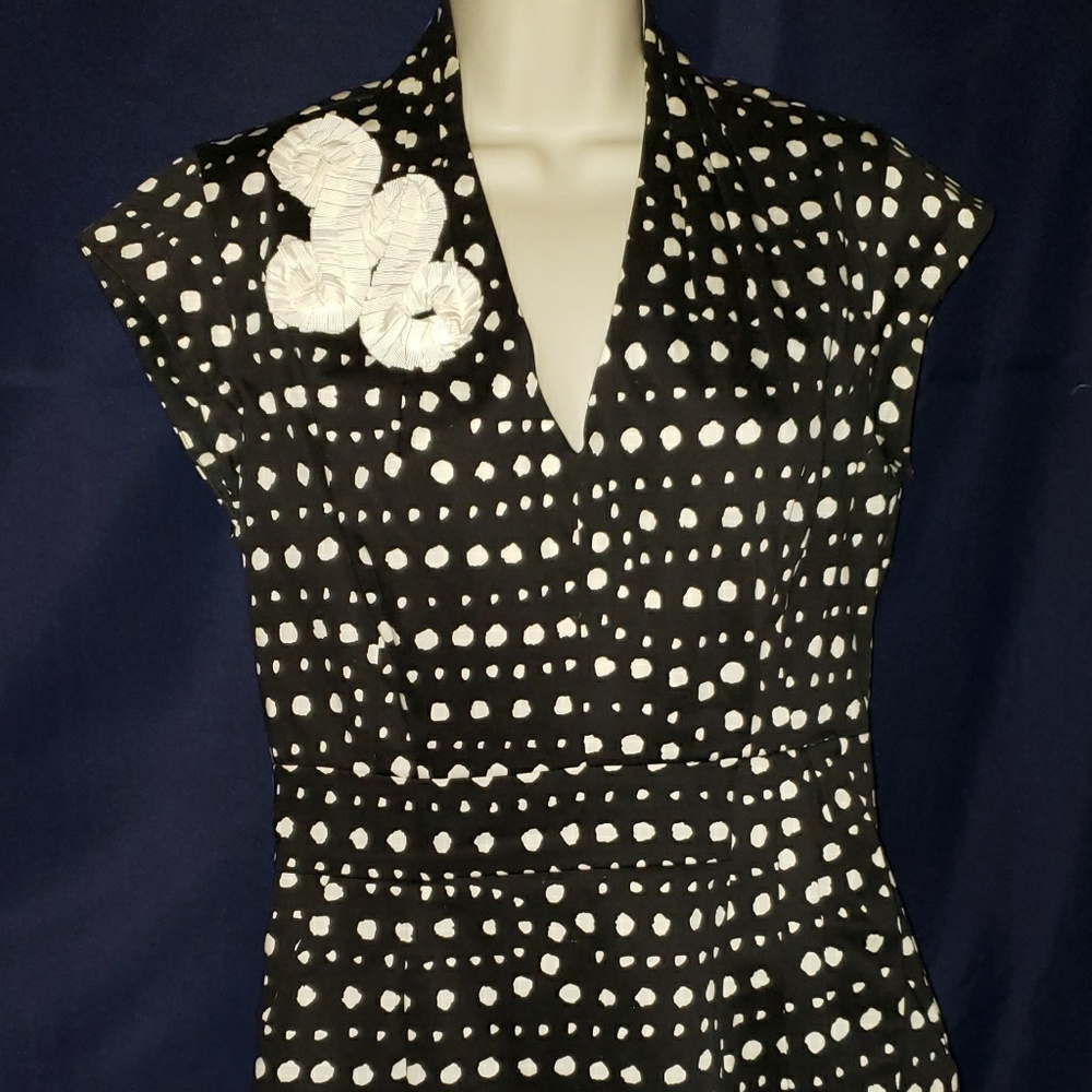 Taylor Black & White Dress